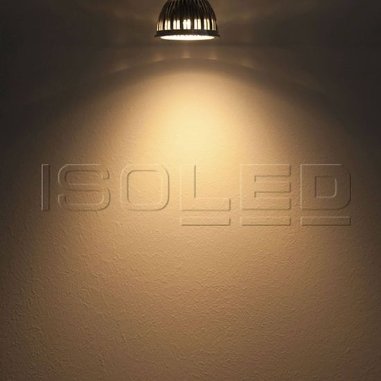 ISOLED GU10 LED Strahler 5,5W COB, 70°, warmweiß, dimmbar