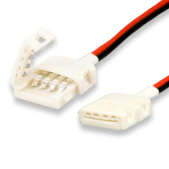 ISOLED Clip-Verbinder mit Kabel C1-212 für 2-pol. IP20 Flexstripes 12mm, Pitch >12mm