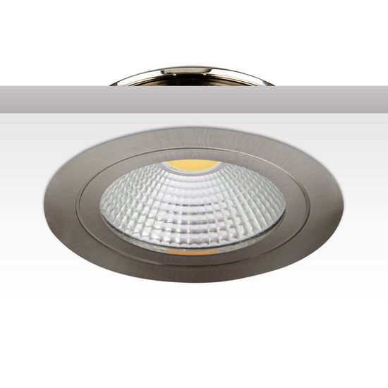 ISOLED LED Möbel-Einbaustrahler COB mit Reflektor, 3W, 60°, nickel geb., warmweiß