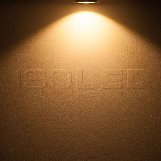 ISOLED LED Möbel-Einbaustrahler COB mit Reflektor, 3W, 60°, nickel geb., warmweiß