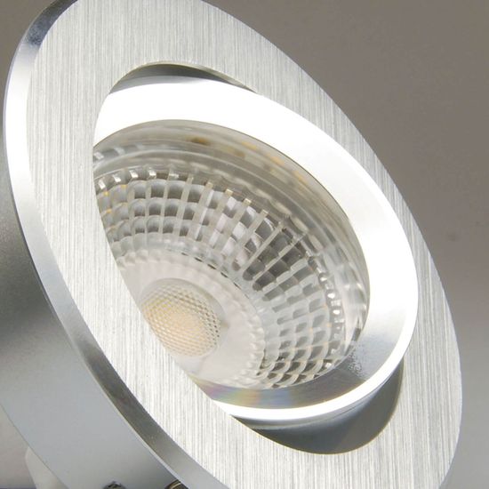 ISOLED GU10 LED Strahler 6W GLAS-COB, 70°, warmweiß, dimmbar