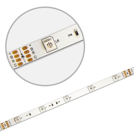 ISOLED LED SIL-RGB Flexband Streifen, 24V, 7,2W, IP20, 30 LED/m