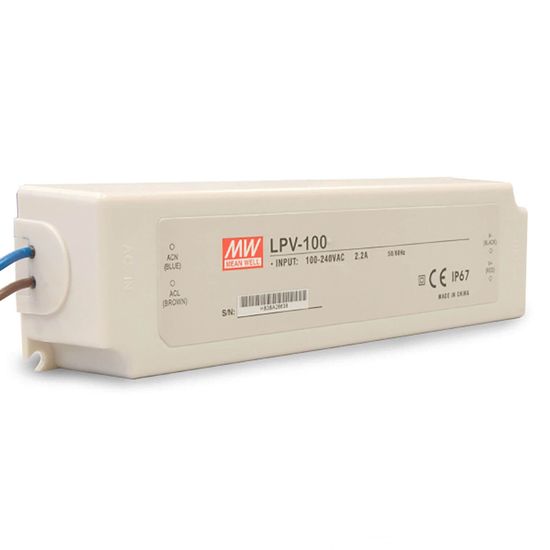 ISOLED Trafo MW LPV 12V/DC, 0-100W, IP67