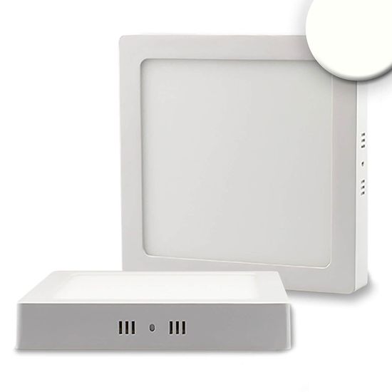 ISOLED LED Deckenleuchte weiß, 18W, quadratisch, 220x220mm, neutralweiß