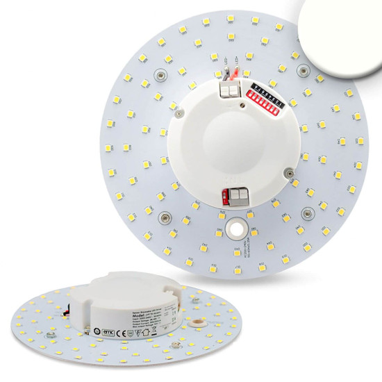 ISOLED LED Umrüstplatine 160mm, 14W, neutralweiß, mit Haltemagnet und HF-Bewegungssensor