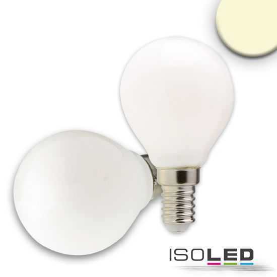ISOLED E14 LED Illu, 4W, milky, warmweiß, dimmbar