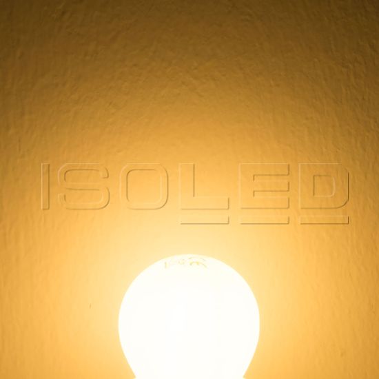 ISOLED E27 LED Illu, 4W, milky, warmweiß, dimmbar