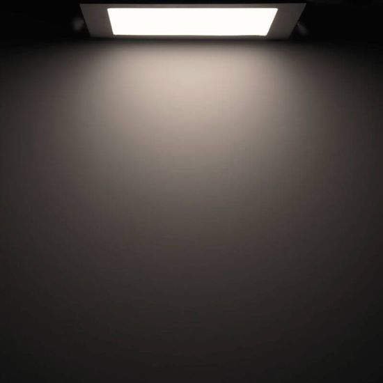 ISOLED LED Downlight, 15W, eckig, ultraflach, weiß, neutralweiß, dimmbar