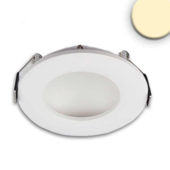 ISOLED LED Downlight LUNA 8W, indirektes Licht, weiß, warmweiß, dimmbar