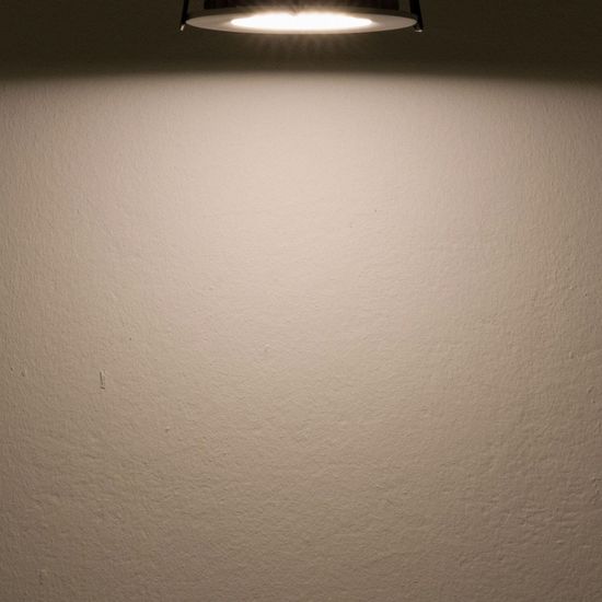 ISOLED LED Downlight LUNA 8W, indirektes Licht, weiß, warmweiß, dimmbar