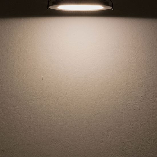 ISOLED LED Downlight LUNA 15W, indirektes Licht, weiß, warmweiß, dimmbar