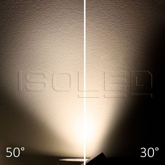 ISOLED 3-PH Schienen-Strahler Bread Light, 40W, 30°-50°, weiß matt