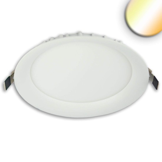 ISOLED LED Downlight, 24W, ultraflach, ColorSwitch 2600/3100/4000K, dimmbar