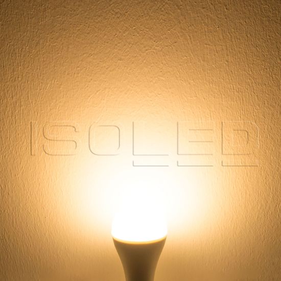 ISOLED E27 LED Birne 15W G60, 240°, milky, warmweiß