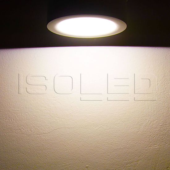 ISOLED LED Aufbauleuchte LUNA 18W, weiß, indirektes Licht, warmweiß