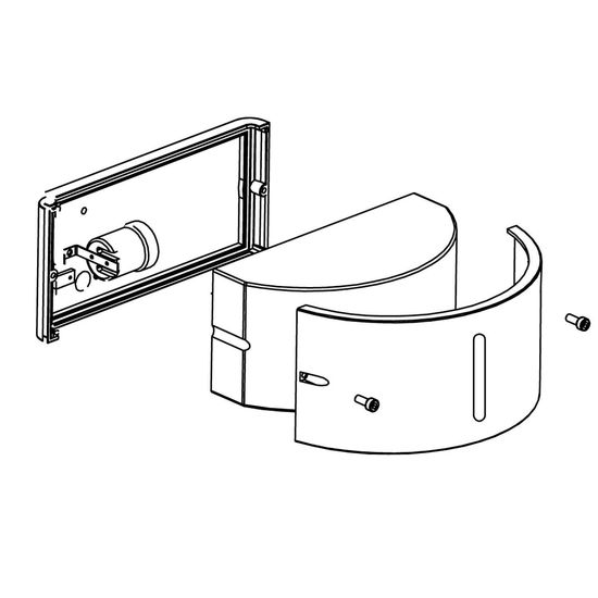 ISOLED Wandleuchte Up&Down 1xE27, IP54, anthrazit