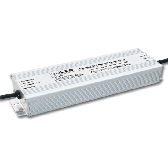 ISOLED LED PWM-Trafo 12V/DC, 0-200W, IP67, dimmbar, SELV