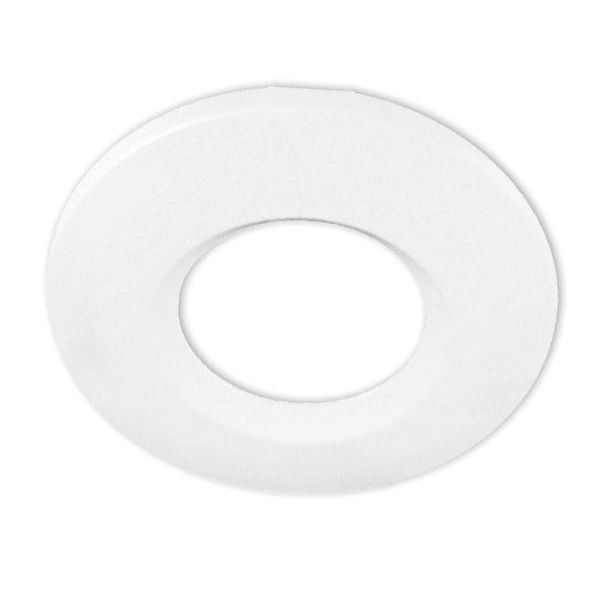 ISOLED Cover Aluminium rund/Kante weiß matt für Einbaustrahler Sys-68