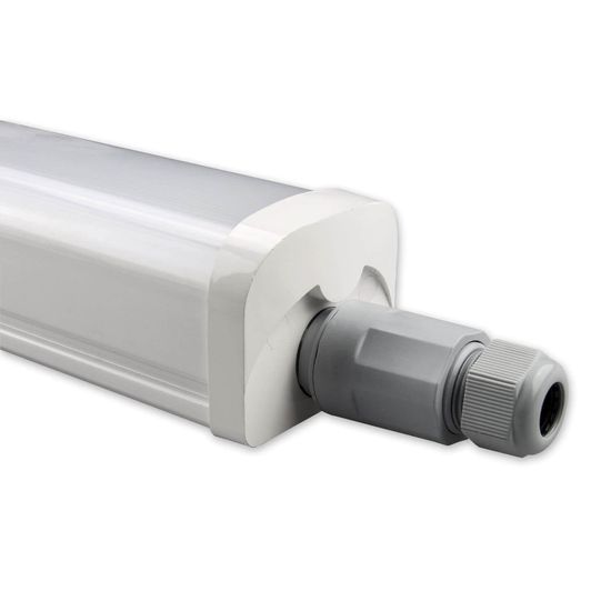 ISOLED LED Linearleuchte Professional 150cm 40W mit Notlichtfunktion, IP66, neutralweiß