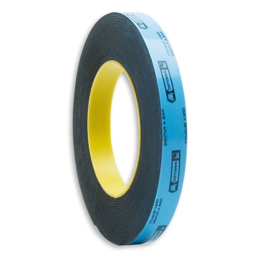 ISOLED Moulding Tape doppelseitiges PU-Schaum Klebeband, 12mm x 0,8mm, 10m/Rolle
