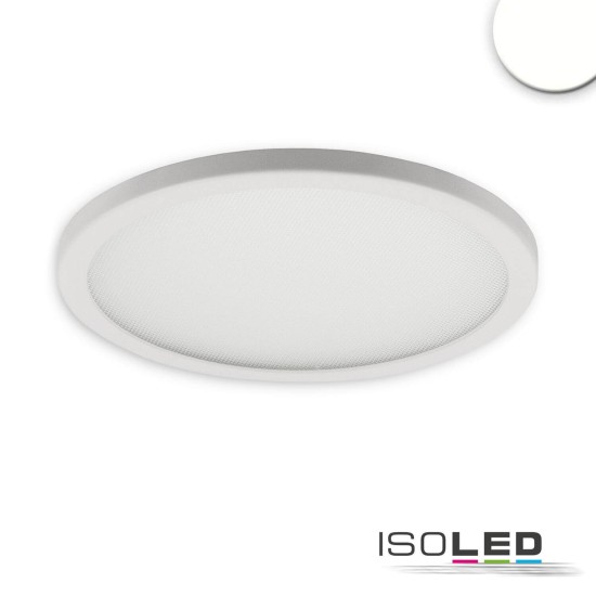 ISOLED LED Downlight Flex 15W, prismatisch, 120°, Lochausschnitt 50-160mm, neutralweiß