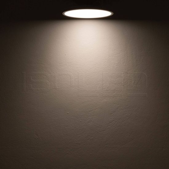 ISOLED LED Downlight Flex 23W, prismatisch, 120°, Lochausschnitt 50-210mm, neutralweiß