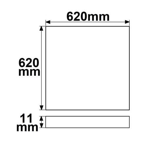 Isoled LED Panel Frame 625, 40W, warmweiß, 1-10V dimmbar 113791