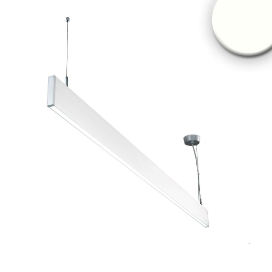 ISOLED LED Hängeleuchte Linear Up+Down 600, 25W, prismatisch, linear- u. 90° verbindbar, weiß, neutralweiß