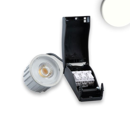 ISOLED LED Spot GU10, 5W, 38°, 4000K, externe Anschlussbox, dimmbar