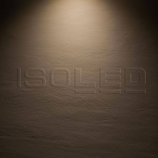 ISOLED LED Einbaustrahler, silber, 8W, 60°, rund, warmweiß, IP65, dimmbar