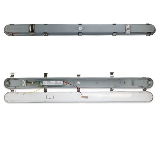 ISOLED LED Wannenleuchte 120cm IP65, Powerswitch 25-40W, Colorswitch 3000/4000/5000K