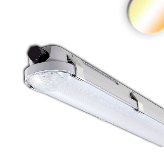 ISOLED LED Wannenleuchte 150cm IP65, Powerswitch 35-60W, Colorswitch 3000/4000/5000K