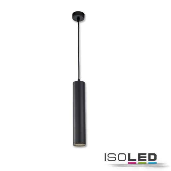 ISOLED Pendelleuchte 300 GU10, rund, schwarz
