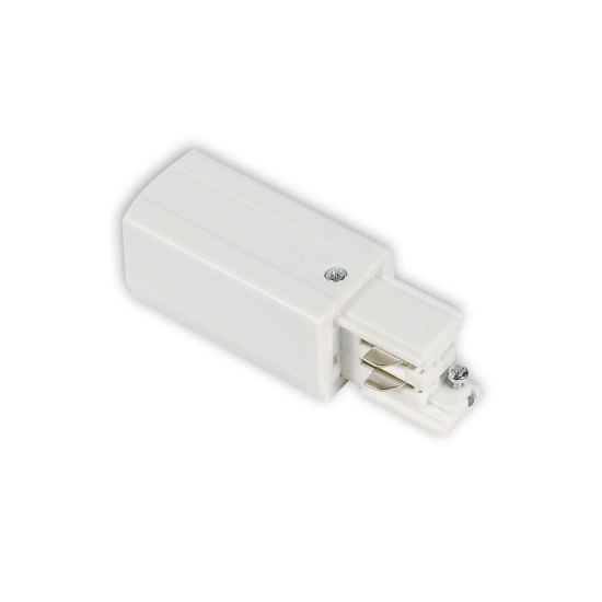 ISOLED 3-Phasen S1 Seiten-Einspeisung N-Leiter rechts, Schutzleiter links, weiß