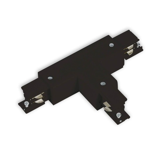 ISOLED 3-Phasen S1 T-Verbinder N-Leiter links, Schutzleiter rechts, schwarz