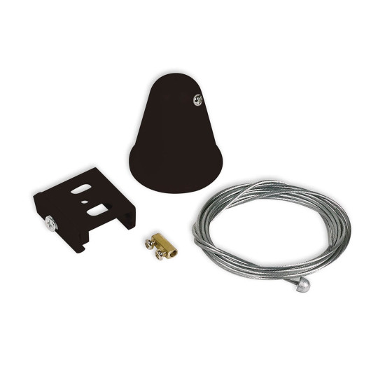 ISOLED 3-Phasen S1 Seilabhängung 10-200cm schwarz