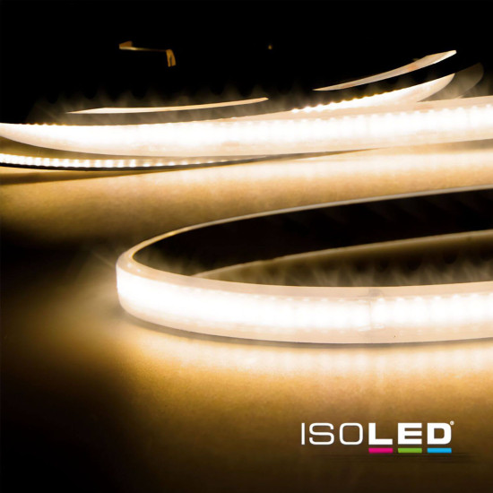ISOLED LED AQUA CRI930 Linear 48V Flexband Streifen, 8W, IP68, warmweiß, 240 LED/m