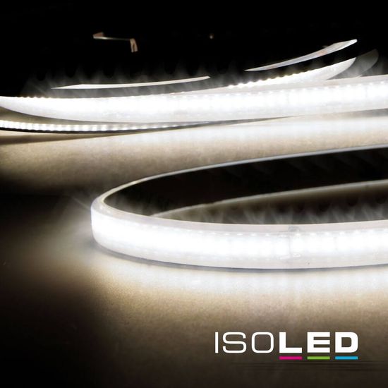 ISOLED LED AQUA CRI940 Linear 48V Flexband Streifen, 8W, IP68, neutralweiß, 240 LED/m