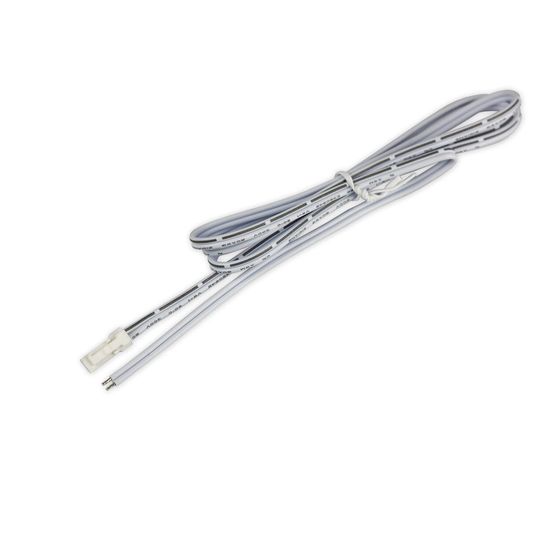 ISOLED MiniAMP Anschlussstecker male, 30cm, 2-polig, weiß, max. 3A