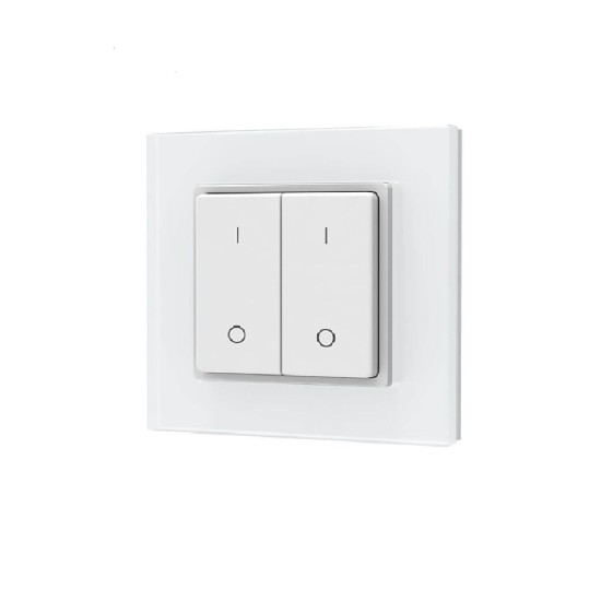 ISOLED Sys-Pro Single Color 2 Zonen Aufputz-Tast-Fernbedienung mit Batterie