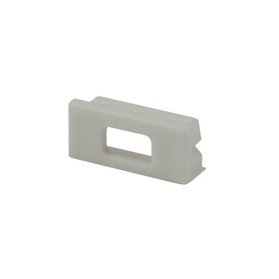 ISOLED Endkappe EC76W weiß für Profil PURE14 S mit Kabeldurchführung, 1 STK