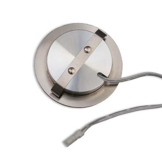ISOLED LED Möbeleinbaustrahler MiniAMP silber, 3W, 120°, 24V DC weißdynamisch, dimmbar