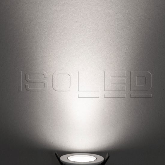 ISOLED LED Einbauleuchte Slim68 schwarz, rund, 9W, neutralweiß, dimmbar
