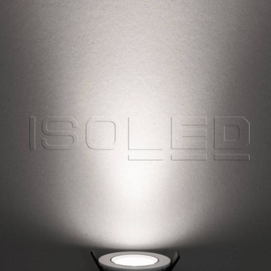 ISOLED LED Einbauleuchte Slim68 MiniAMP weiß, rund, 8W, 24V DC, neutralweiß, dimmbar