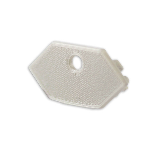 ISOLED Endkappe E207 für LED Fliesenprofil Inneneck, mit Kabeldurchführung, 1STK