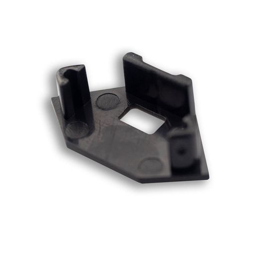 ISOLED Endkappe EC97 schwarz für Profil CORNER11n mit Kabeldurchführung, 1 STK