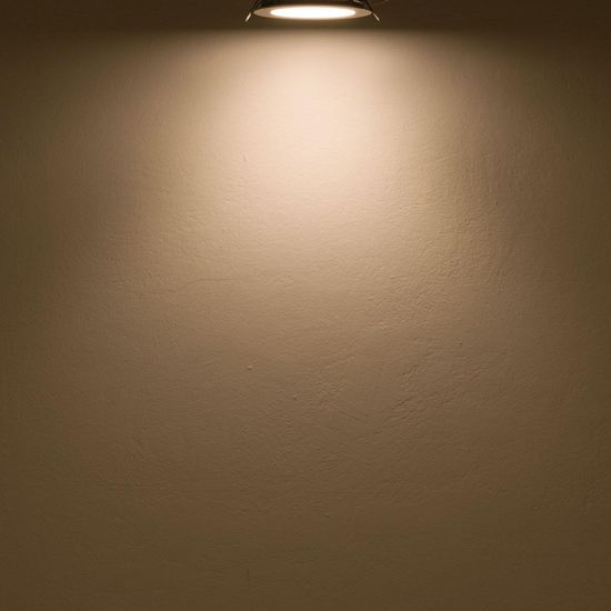 ISOLED LED Downlight, 9W, rund, ultraflach, blendungsreduziert, weiß, warmweiß, dimmbar CRI90