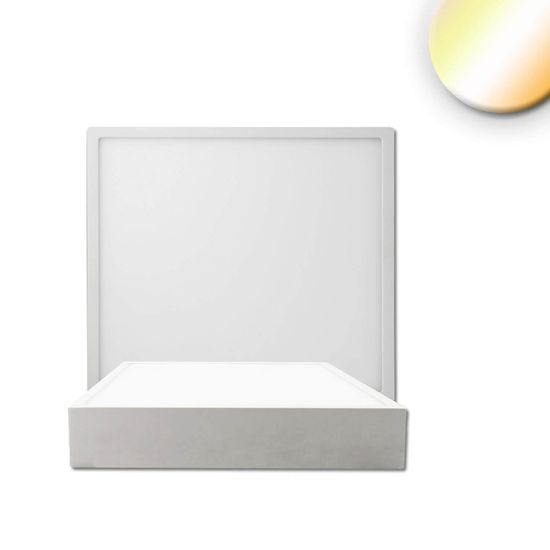ISOLED LED Deckenleuchte PRO weiß, 8W, 120x120mm, ColorSwitch 2700/3000/4000K, dimmbar