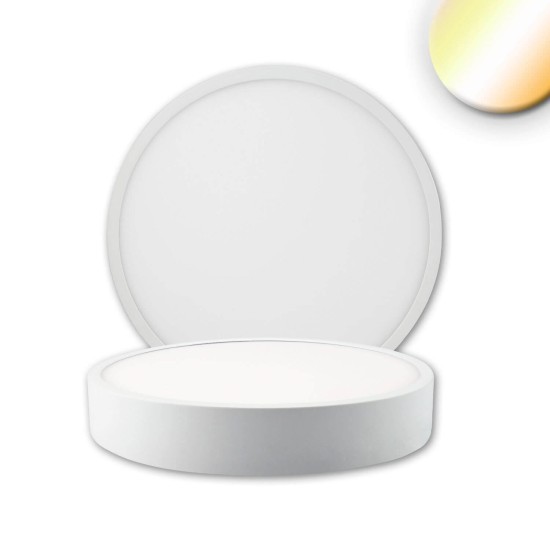 ISOLED LED Deckenleuchte PRO weiß, 15W, rund, 170mm, ColorSwitch 2700/3000/4000K, dimmbar