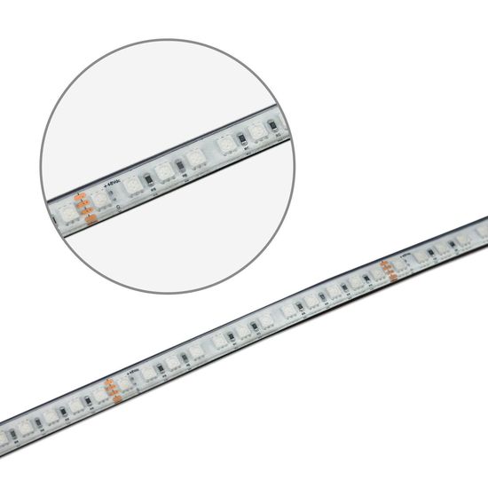 ISOLED LED AQUA RGB 48V Flexband Streifen, 14,4W, IP68, 20m Rolle, 96 LED/m